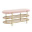 Banc de rangement en velours Rosheda-983446018