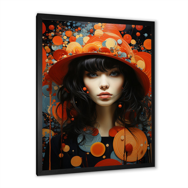 «Mill Wind Whirlwind Melody», reproduction sur toile, Cadre photo noir, H 32 po x l 16 po x P 1 po