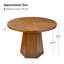 Stuart Mid-Century Modern 45" Round Dining Table-102438482