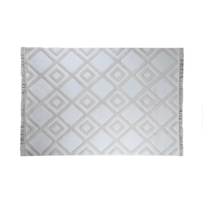 Towa Solid Colour Hand Woven Area Rug