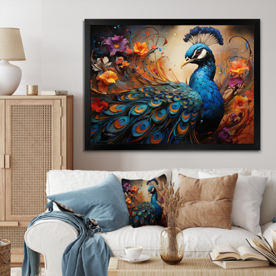 " Peacock Abstract Collage I "