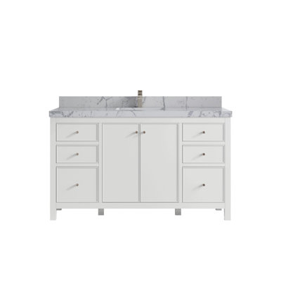Chicago 60'' Single Bathroom Vanity with Top