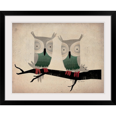 «Tan Owls» par Ryan Fowler, impression