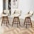 Omar 3-Piece Swivel Upholstered Counter Stool Set-1220545262
