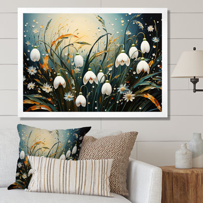 " Mountain Snowdrops Charm In Winter "