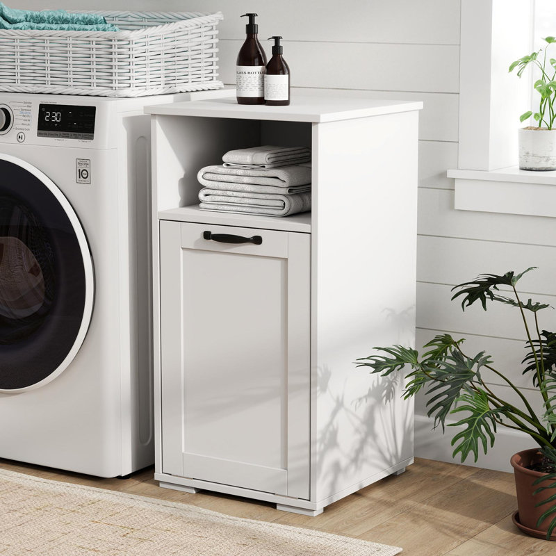 Laundry Cabinet ,With 1 Removable Liner Bags