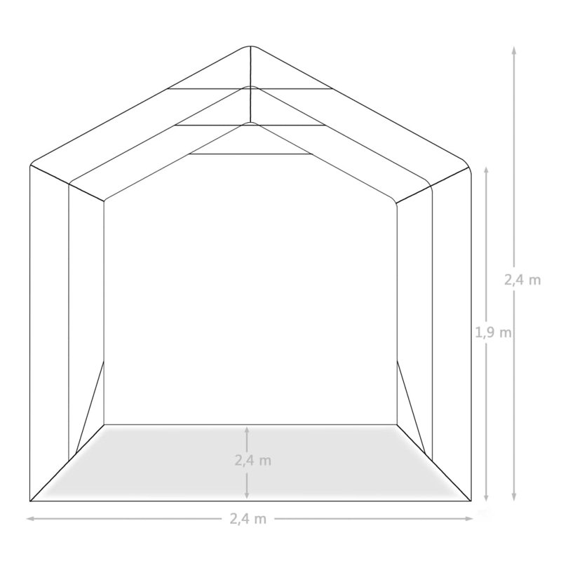 Otterburn 2.4m x 2.4m Steel Patio Gazebo