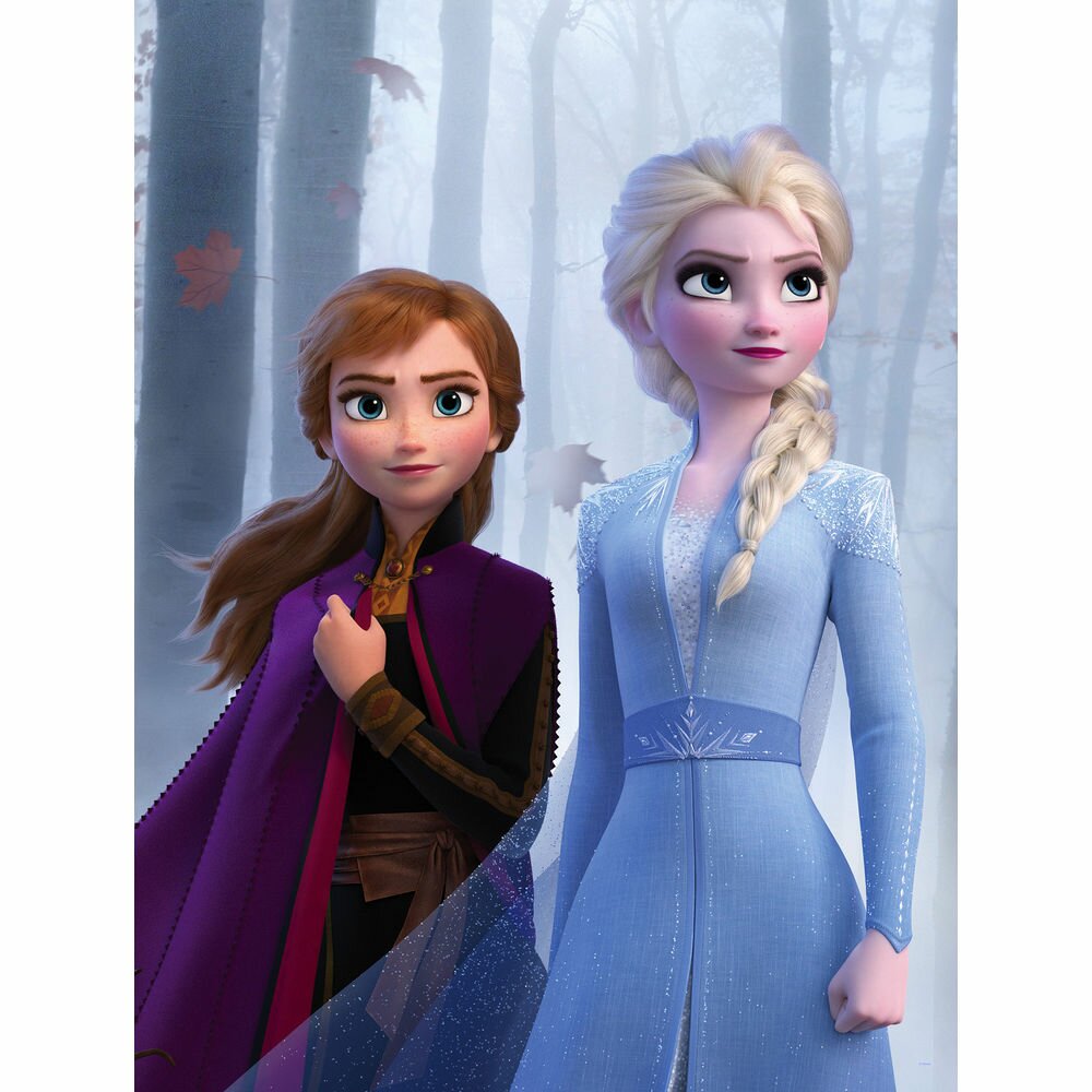 Poster Frozen Schwestern im Wald