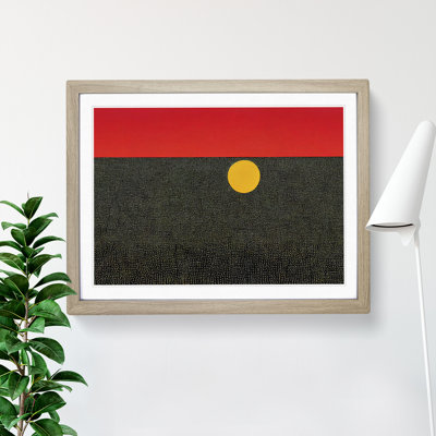 Abstract Sunset Sun Vol.9 - Framed Print