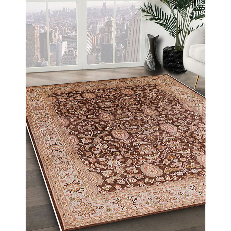 Tapis beige / brun Gatlinburg, Rectangle 8 pi x 12 pi