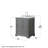 Deborah 30'' Single Bathroom Vanity with Marble Top-97684481-97684478