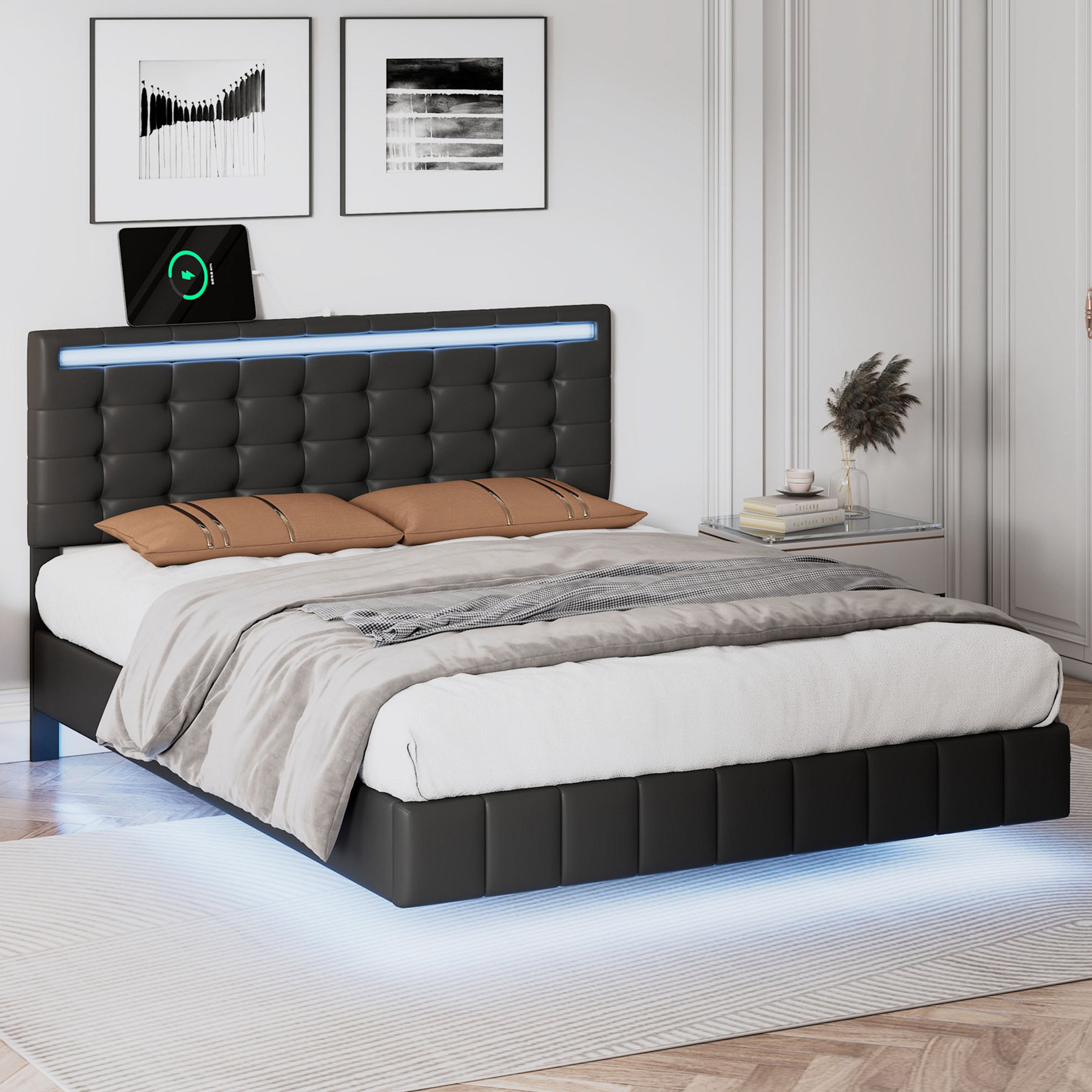 Ivy Bronx Labriola Upholstered Platform Bed | Wayfair