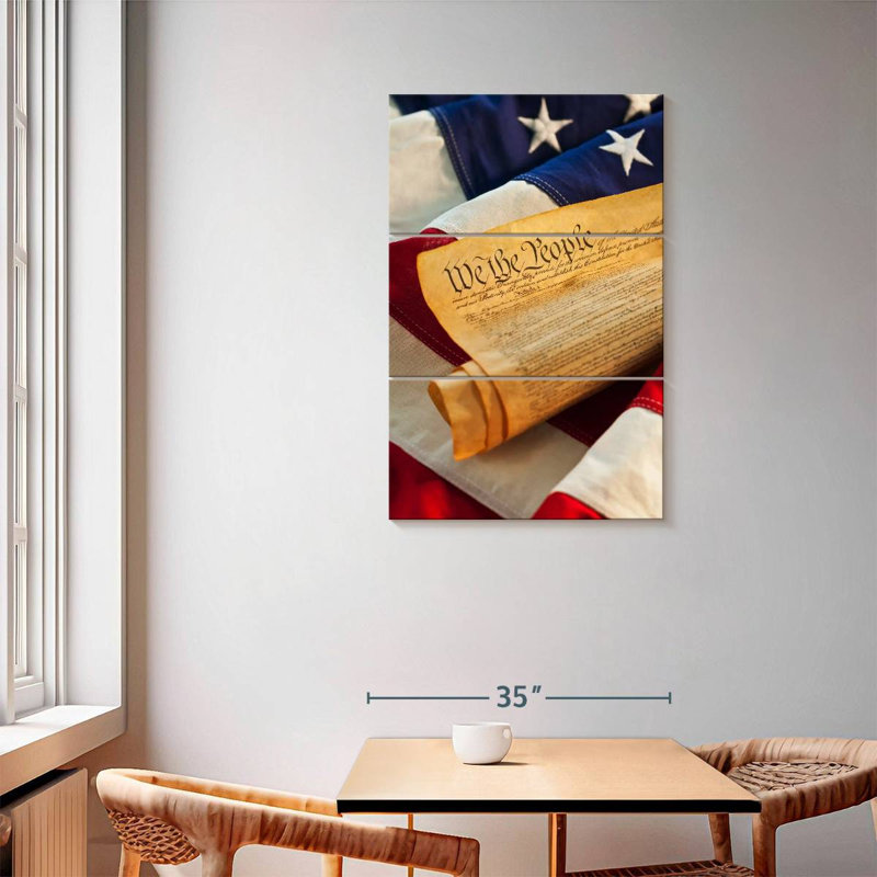 Keiri American Flag Preamble, 57" H x 36" W