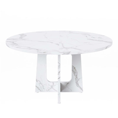47.24" Round Dining Table For 4