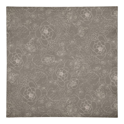 Serviette florale rectangulaire