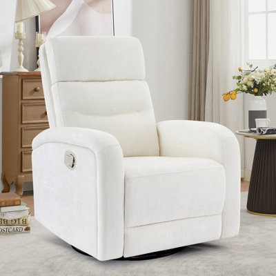 Modern Swivel and Rocker Glider Recliner for Living Room by Ebern Designs