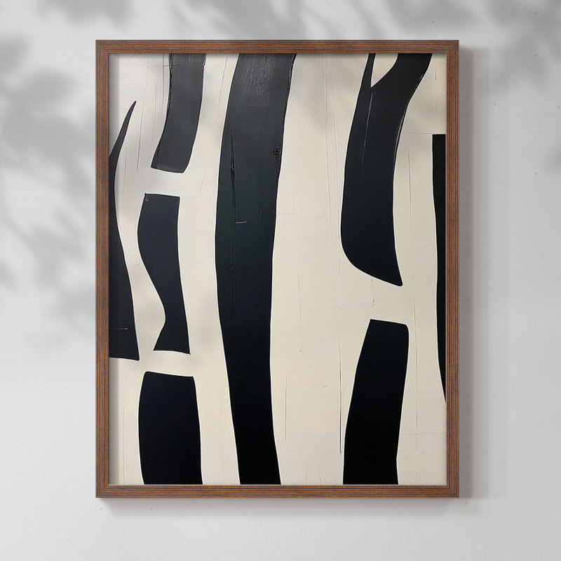 " ABSTRACT Series DCXCI " by J Paul, 11" H x 9" W, Walnut