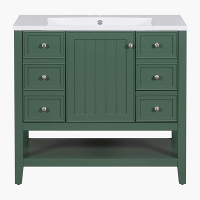 Base de meuble-lavabo simple H 34,1 po x l 36 po x P 18 po seulement