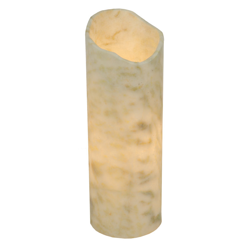 Decimus 9.75'' H Jadestone Tabletop Votive Holder with Candle Included