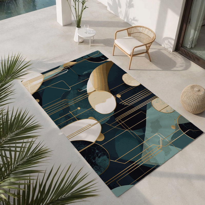 Tapis intérieur et extérieur Gravity Glow, Rectangle 9 pi x 12 pi