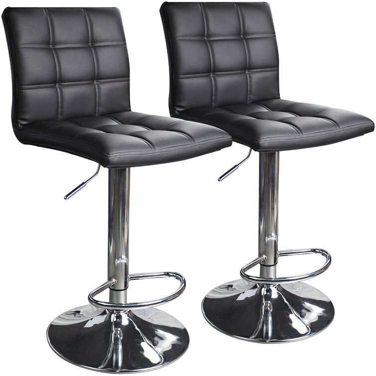 Ludly Swivel Adjustable Height Bar Stool set of 2