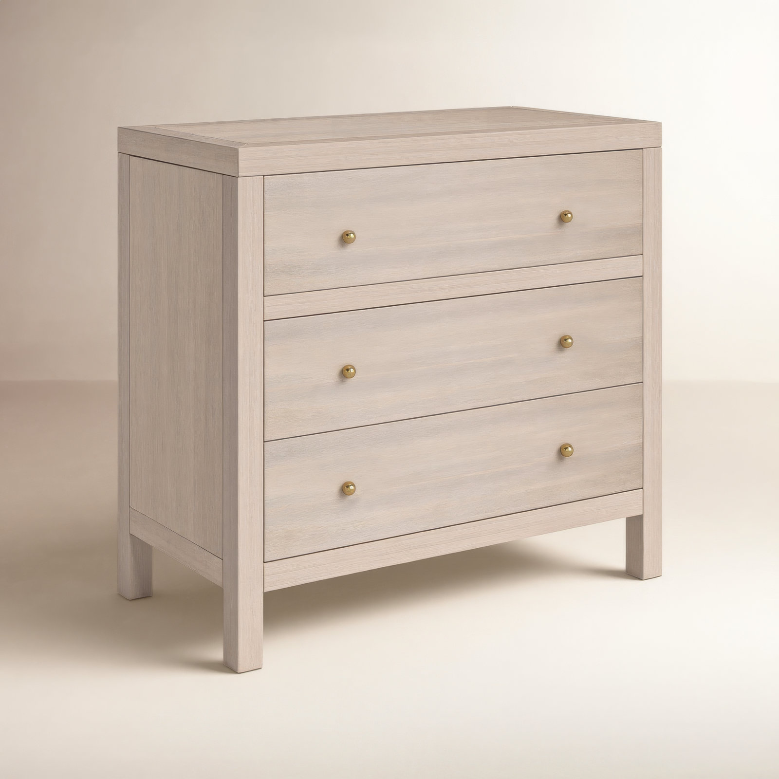 Celine 34" Acacia Dresser, Antique Taupe