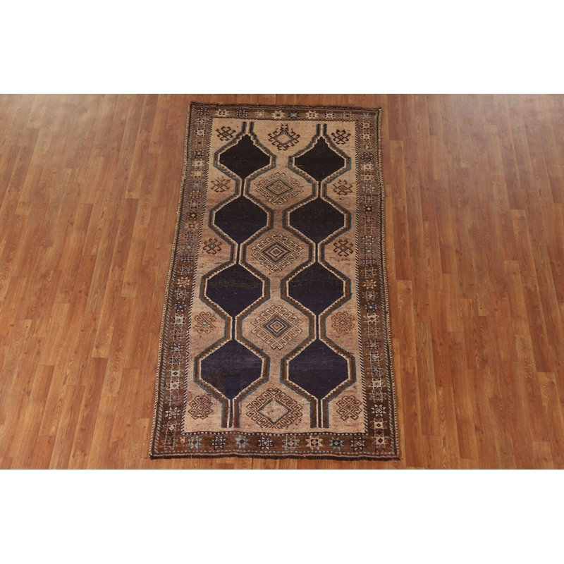 Tapis traditionnel antique géométrique 4 x 7