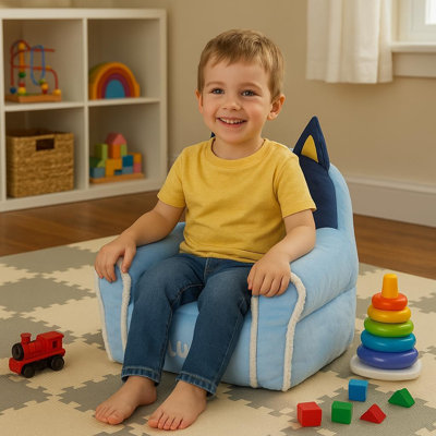  Bluey Kids Bean Bag Sofa Chair With Armrests