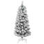 Artificial Hinged Christmas Tree Green and white-395112472