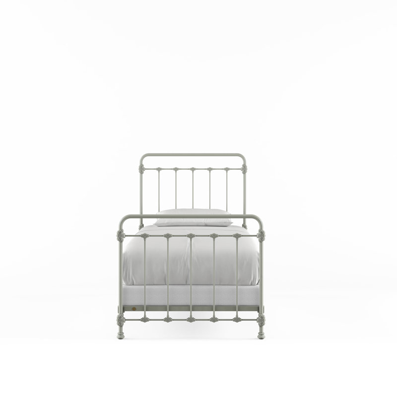 160 Picket Fence Bed | Complete Standard, Sage Green, Twin