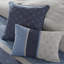 Ensemble d'édredon 7 pièces Cal King en microsuède bleu marine Collins-2028104439-2028104441