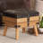 Drewie Faux Leather Ottoman