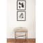 Upholstered Cowhide Stool-1329334970