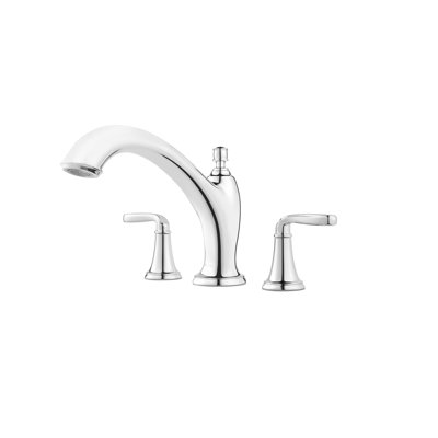 Northcott Double Handle Deck Mounted Roman Tub Faucet Trim