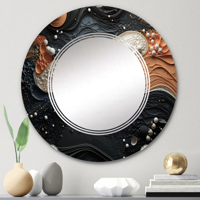 Kielle - Miroir mural moderne rond