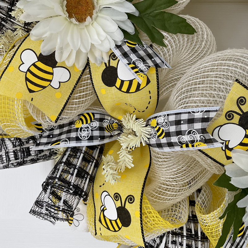 Couronne de ruban Bumble Bee