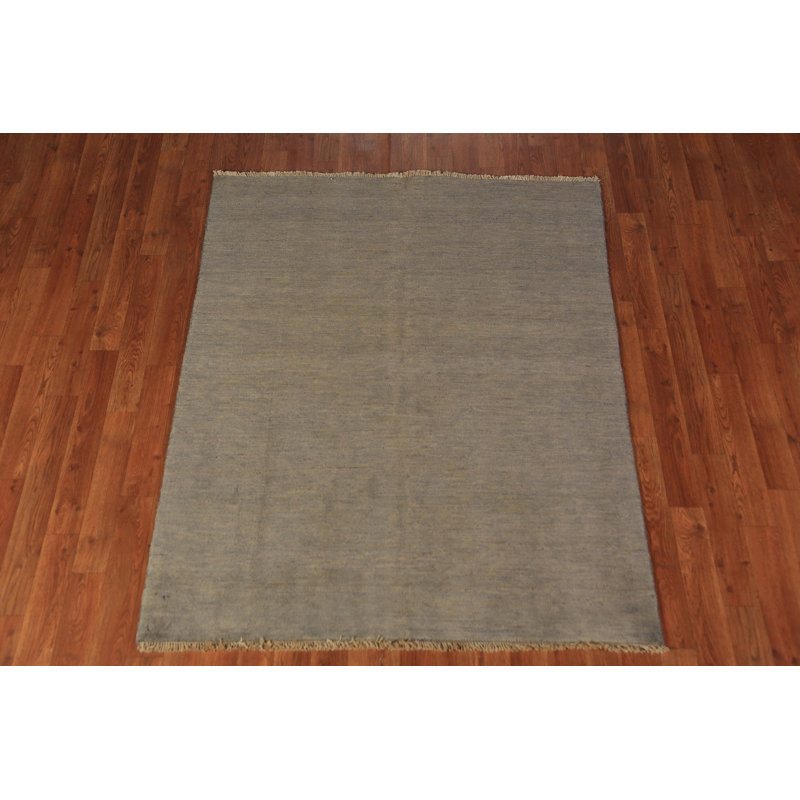 Tapis gris et beige Gabbeh