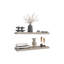 Tablettes flottantes H 1,50 po, 2 tablettes