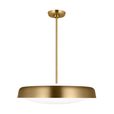 Draper 3 Light Steel Dimmable Pendant