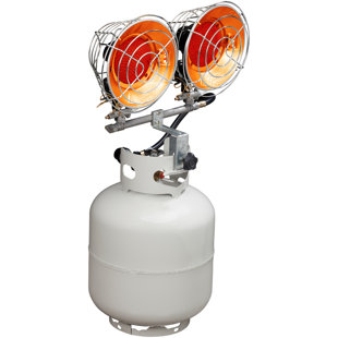 Avenger Infrared Tank Top Propane Heater - Dual Burner, 30,000 BTU, Model# FBDTP30