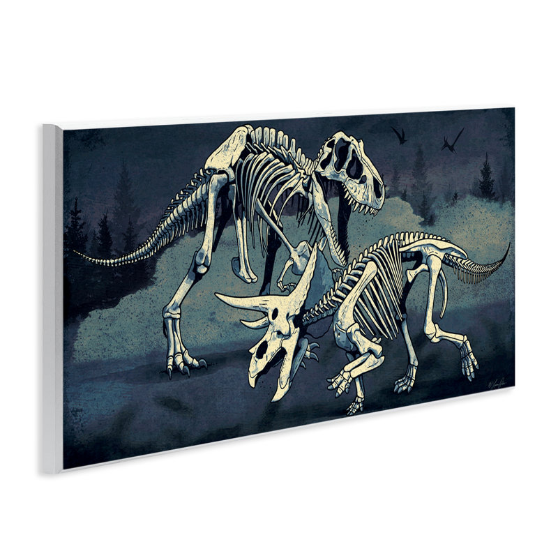  «Dinosaur Skeletons Duo» par Lauren Rader