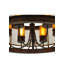 6 - Light Semi Flush Mount