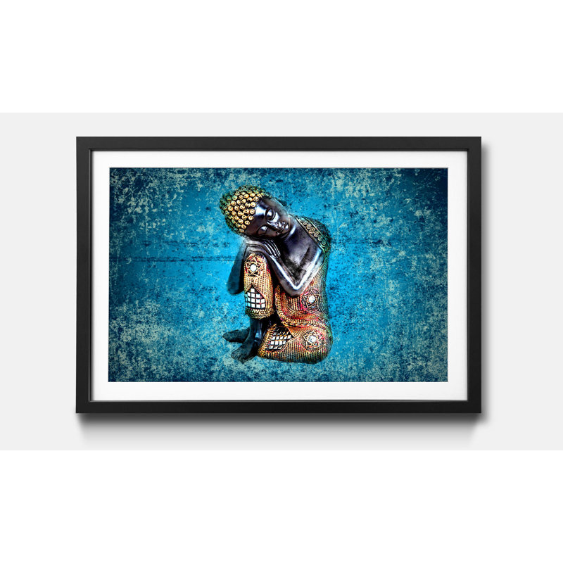 Sleeping Buddha - Single Picture Frame Print, 40cm H x 60cm W