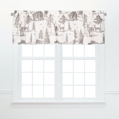 Cotton Toile Tailored Window Pelmet