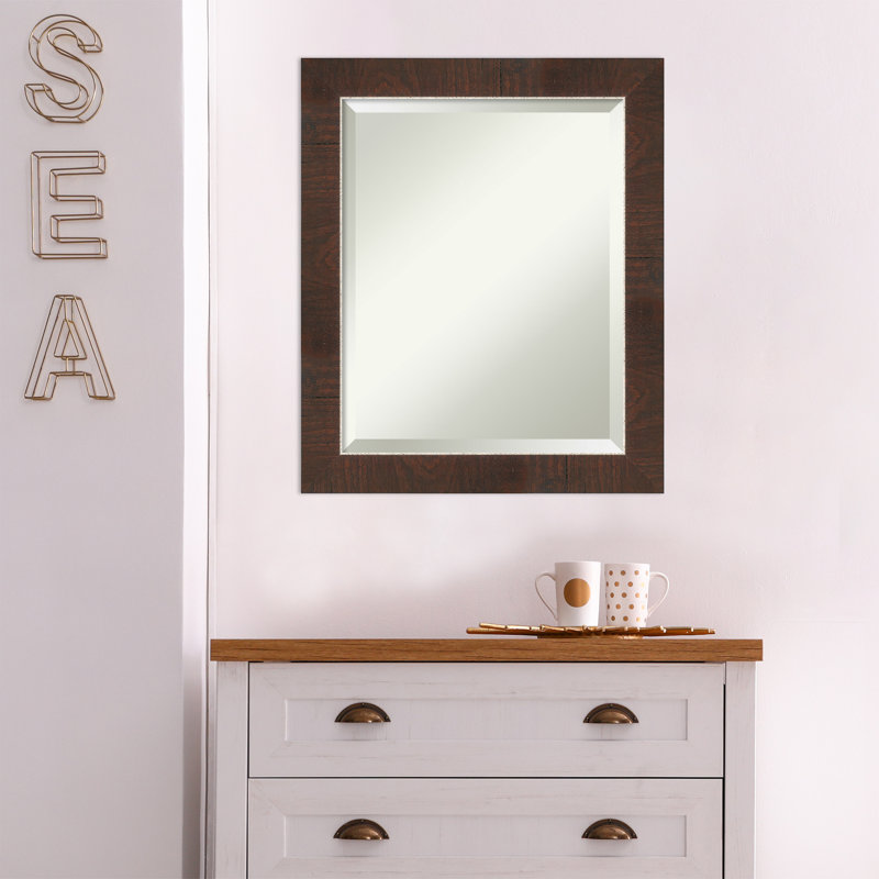 Garciasville Flat Wall Mirror, 24" x 20"