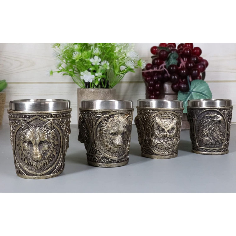 Ensemble de 2 verres à liqueur Animal Spirit