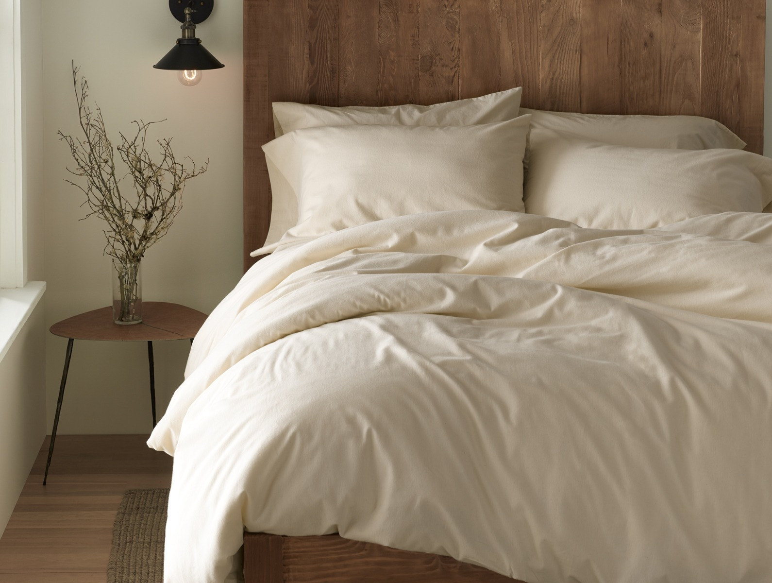 Cloud Organic Cotton Duvet Cover Set, King, Undyed