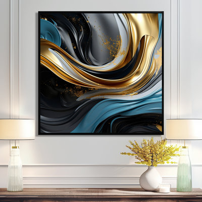 «Golden Stream», impression d'art mural