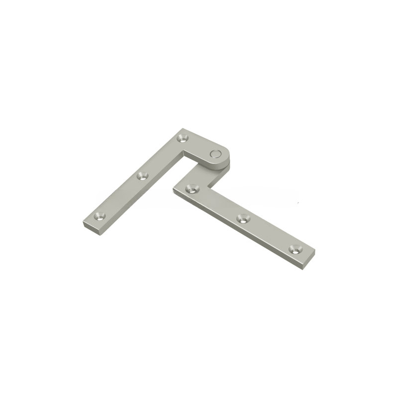 99'' x 16'' Butt Bearing Hinge, Brushed Nickel