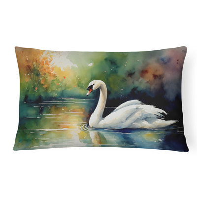 Swan Throw Pillow